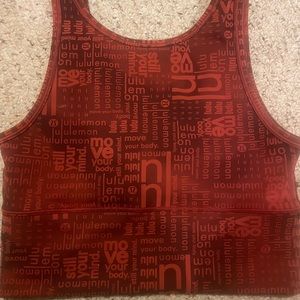 lululemon pivot tank size 8